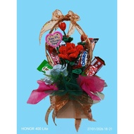 Bouquet coklat mini edisi bakul kertas