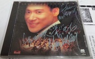 親筆簽名 張學友 愛與交響曲 舊版 CD