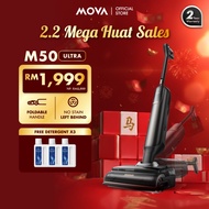 MOVA M50 Ultra Wet Dry Vacuum Cleaner | First Foldable Handle | Tri-Edge Cleaning | 100°C Hot Water