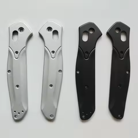 2 Colors Aluminum Alloy SandBlasting Knife Handle Scales for Benchmade Osborne Series 940 Knives Gri