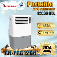 Aconatic แอร์เคลื่อนที่ ขนาด (12000 BTU) Portable Air Conditioner รุ่น AN-PAC12C6