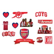 ARSENAL Cake Topper Cupcake Topper Kek Topper