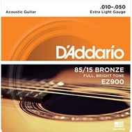 [TKD2] D'addario EZ900 Acoustic Guitar String Set Original