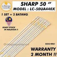 LC-50UA440X SHARP 50" LED TV BACKLIGHT(LAMPU TV)SHARP 50" INCH LED TV LC-50UA440 LC50UA440X