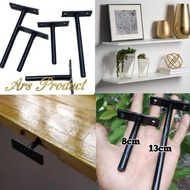 besi penyangga bracket braket ambalan rak dinding melayang minimalis bahan besi beton kuat dan murah