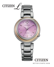 CITIZEN L นาฬิกาข้อมือผู้หญิง Eco-Drive EM0588-81X Lady Watch (พลังงานแสง)