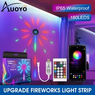 Auoyo 180 LED Strip Lights Dream Color Lamp IP65 Waterproof Christmas Lights 5050 RGB Strip Lights S