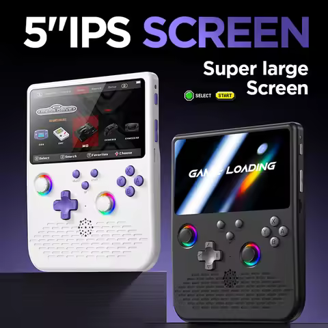 Play Anytime Anywhere H5 Portable Retro Gaming Console Handheld Game Player 5 Inch IPS Screen 64GB 1