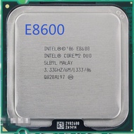 Prosesor intel core i3 530 540 core 2 duo LGA 775 e8400 e8600 pentium dual core untuk mobo G31 mainboard G41 G43 joss