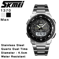 SKMEI ORIGINAL JAM TANGAN FORMAL PRIA DUAL TIME SPORT SERIES SKMEI 1370 WATER RESISTANT