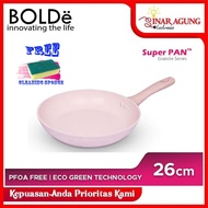 FRY PAN / TEFLON / WAJAN BOLDE GRANITE COATING BEIGE (26CM) 100% ORIGINAL