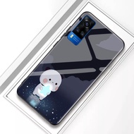 Softcase Glass Kaca  VIVO Y53s 4G VIVO Y53s 5G [M278] Stars Light - Casing HP VIVO Y53s - kesing HP 