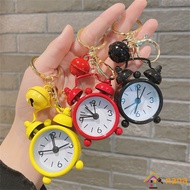 Mini Small Alarm Clock Keychain Car Shop Bag Bag Hanging Decorative Couple Key Chain Pendant Jewelry Accessories SG1