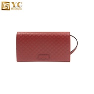 Gucci Micro Guccissima Chain Wallet for Women in Red - 466507-BMJ1G-6420 PQK0