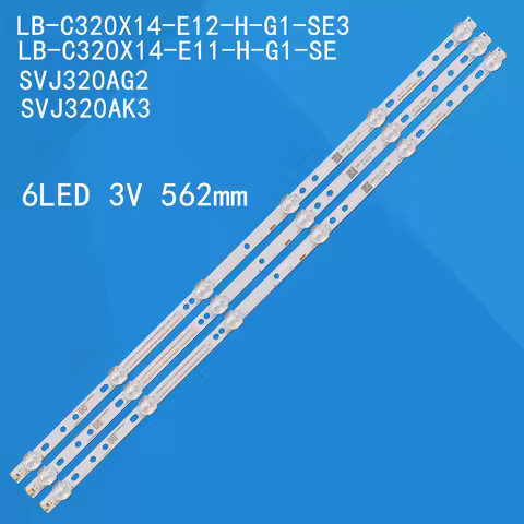 5/10/25kits TV LED backlight LB-C320X14-E12 LB-C320X14-E11 SVJ320AK3 SVJ320AG2 32D2000 M320X13-E2-H 