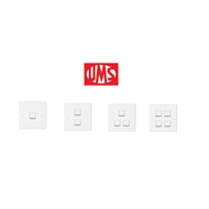 UMS 1Gang/2Gang/3Gang/4Gang/15A Switches (SIRIM)(Square)