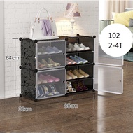 Inaso Rak Sepatu Susun Plastik Portable Kotak Lemari Sepatu Transparan Tebal Shoes Storage Box Tempa