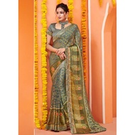 Shangrila Brasso Grey Saree