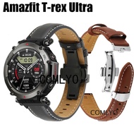 For AMAZFIT T-rex Ultra Strap Smartwatch Genuine Leather Top quality Belt Band for women men