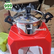 MAXIM MASPION • DUTCH OVEN PAN 18 CM STAINLESS STEEL / JAPANESE STAINLESS STEEL PAN 18CM WITH LID