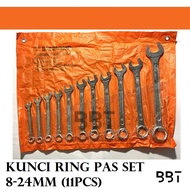 Diamond Ring Spanner Set 8-24mm 11pcs / Ring Spanner 8-24 MM 11 pcs