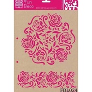 Fun Deco Stencil ~ FDL024
