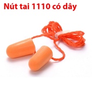 COMBO 3 pairs of 3M 1110 noise-canceling earplugs - noise-canceling earplugs with convenient strap 3