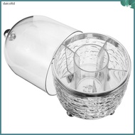 Brush Makeup Brushes Cosmetics Storage Organizer 25.00X11.00X11.00CM Transparent  daicoltd