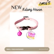 KH05 Kalung Custom Nama Pet Peliharaan Hewan Piaraan Anjing Kucing Hamster Adjustable Dapat Disesuaikan DA