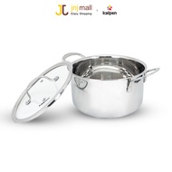 Kalpen Kampfer KF18 18cm / KF20 20cm / KF24 24cm / KF30 30cm premium 3-layer seamless bottom 304 sta