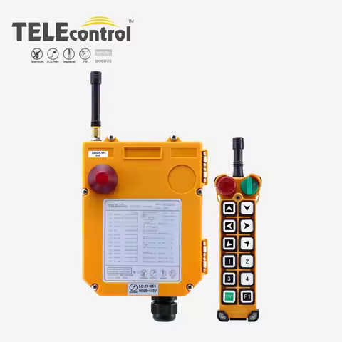 Telecontrol Uting TELECRANE F24-12S Remote Control AC DC 24-48V 100-440V 380V 220V 36V Driving Crane