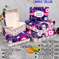 UNGU Rice Cake Box R3A R5K 16x16x7 18x18x7 20x20x7 22x22x7 cm contents 10 R6 R8 R10 R10k R10b Purple