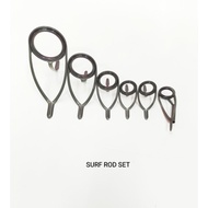 FUJI K-GUIDE O-RING GREY SURF ROD SET