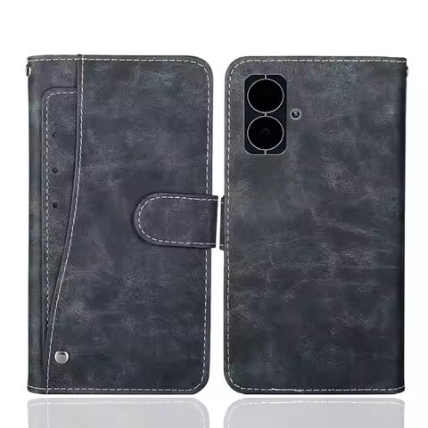 Leather Wallet Moondrop MIAD 01 Case 6.7"Fashion Luxury Protective Customize Cover Phone Card Wallet