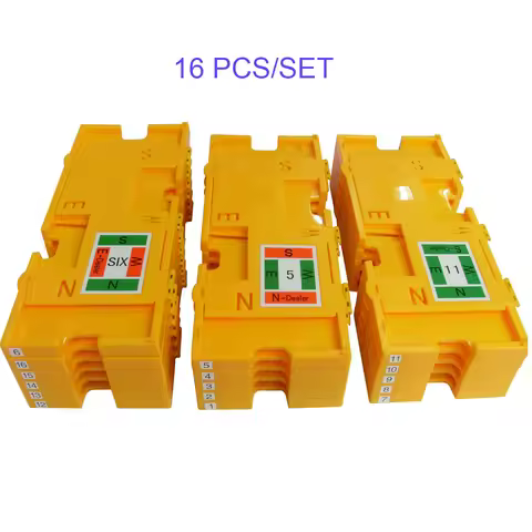 16 PCS/Lot Bridge Cards Whole Set Rectangle Long Bridge Bidding Box for Professional Bridge Cards To