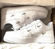 ❤️原盒正貨 Nike Air Force 1 Low 07 LX “Chrome Luxe” 四鉤純色 防滑 低幫 板鞋 女款 白藍