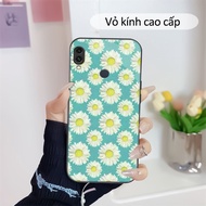 Summer Flowers Tempered glass case RedMi Note7, 8 Pro,9S,Note 10 5G,10 Pro,Note 11 4G,11 Pro Premium glass case