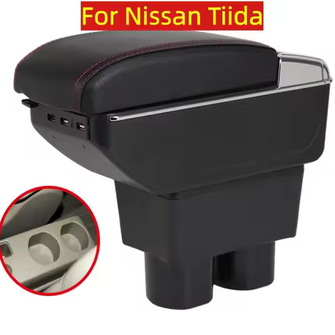 For Nissan Tiida C11 Armrest For Nissan Sylphy Versa Tiida Latio Car Armrest box Interior Center Sto