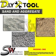 SW COARSE SAND(PASIR KASAR) / FINE SAND(PASIR HALUS) / 3/4" AGGREGATE(BATU KONKRIT) #5KG