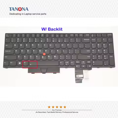 New 5N20Z74785 5N20Z74859 5N20Z74822 Black For Thinkpad P15 Gen 1 T15g Gen 1 Laptop US Keyboard W/ B