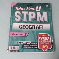 BUKU GEOGRAFI STPM SEM 3