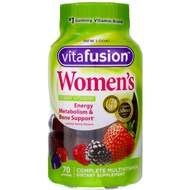 Vitafusion Women's Complete Multivitamin Gummies, Natural Berry, 70 Ct (4 Pack) (Bundle)