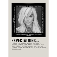 【READY STOCK】Poster Cover Album Expectations by Bebe Rexha wallpaper High Quality Painting For Home/