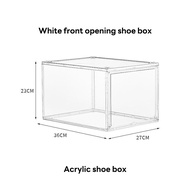 กล่องใส่รองเท้า กล่องรองเท้า กล่องรองเท้าใส พลาสติก กันน้ำ Display Case Foldable Shoe Box Waterproof