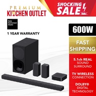 Sony 5.1ch Home Cinema with Wireless Rear Speakers HT-S40R | S40R