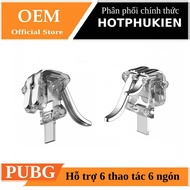 Set of 02 button games to support PUBG Hot WH6 gaming supports 6 fingers at the same time for tablet