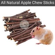 100g All Natural Apple Wood Chew Sticks Twigs for Small Pets Rabbit Hamster Guinea Pig Parrots