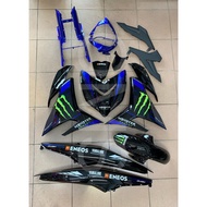 2020 YAMAHA Y15ZR V2 MONSTER COVER SET & STICKER ORIGINAL MERAH MATT TITAN CYAN MOVISTAR V1