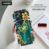 HP REALME C33 Case - Casehp - REALME C33 Casing - Butterfly Case - Cellphone Skin - REALME C33 Silic