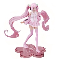 Hatsune Miku wedding bikini sakura ghost bunny Figure Pajangan / Anime Hatsune Miku Pink Sakura Miku